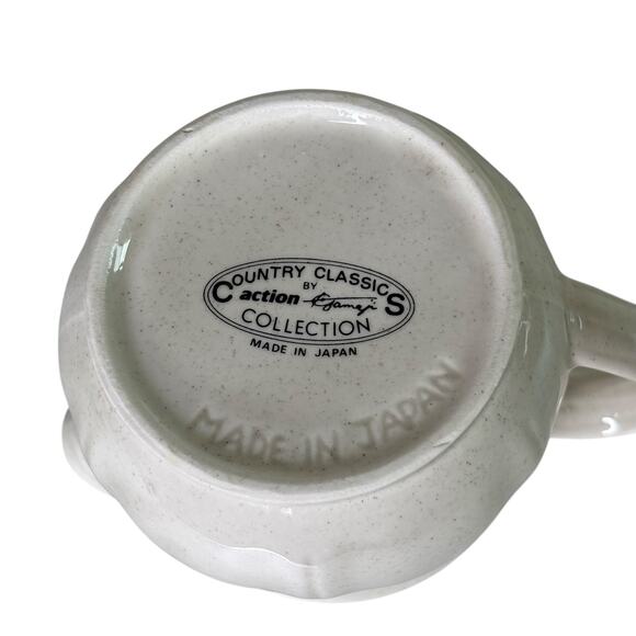 Vintage Country Classics Creamer – White Country Geese Duck Floral Pattern Japan - Picture 9 of 9